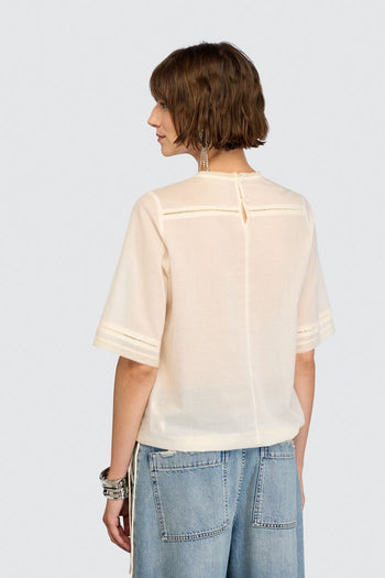 Blusa Amanda di Semicouture in mussola di cotone - 3