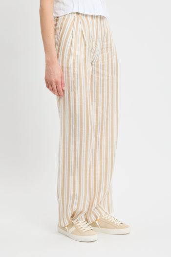 Pantalone Cressidra di Semicouture a righe in cotone - 3