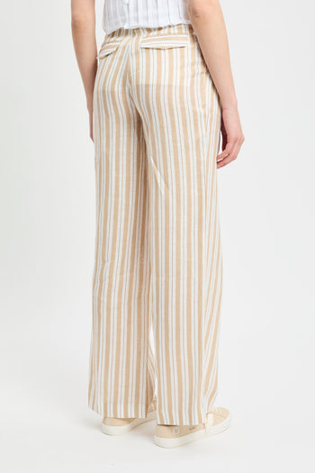 Pantalone Cressidra di Semicouture a righe in cotone - 4