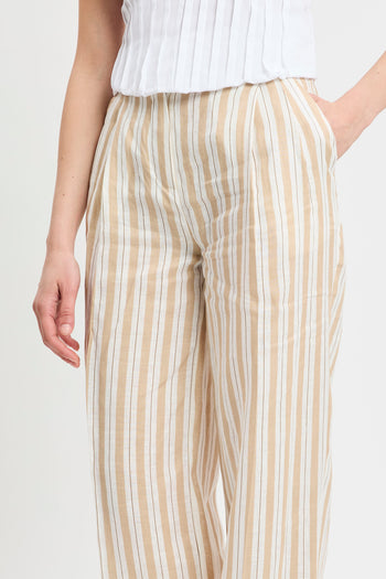 Pantalone Cressidra di Semicouture a righe in cotone - 5