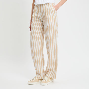 Pantalone Cressidra di Semicouture a righe in cotone - 7