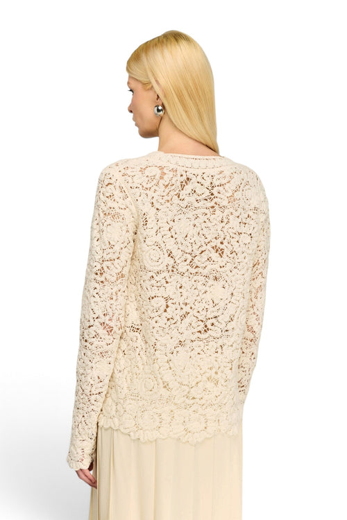Maglia Semicouture Calanthe in cornely con scollo a V - 2
