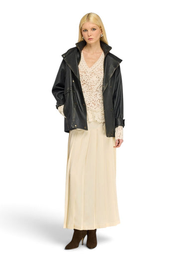 Maglia Semicouture Calanthe in cornely con scollo a V - 4