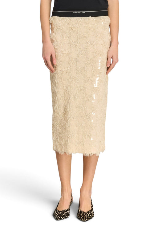 Gonna longuette Semicouture Bindy con paillettes - 1