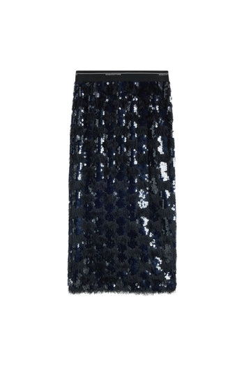 Gonna longuette Semicouture Bindy con paillettes - 4
