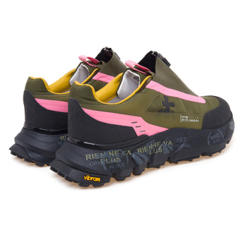 Sneaker slip-on Premiata Sciliard in tessuto con zip - 3