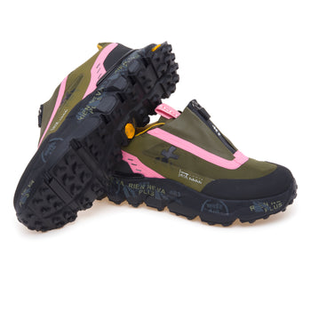 Sneaker slip-on Premiata Sciliard in tessuto con zip - 4