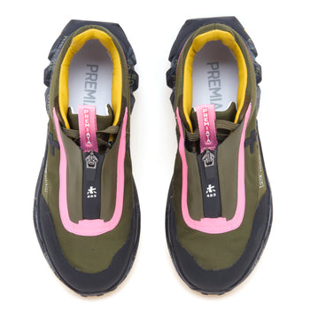 Sneaker slip-on Premiata Sciliard in tessuto con zip - 5