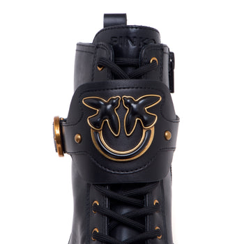Anfibio Pinko in pelle con maxi logo - 4