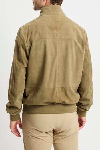 Bomber People Of SHibuya in pelle scamosciata - 4