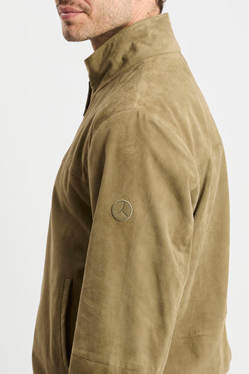 Bomber People Of SHibuya in pelle scamosciata - 5