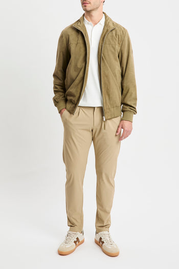 Bomber People Of SHibuya in pelle scamosciata - 8