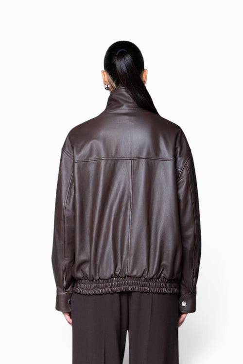 Kaos - Giacca bomber in vera pelle - 2