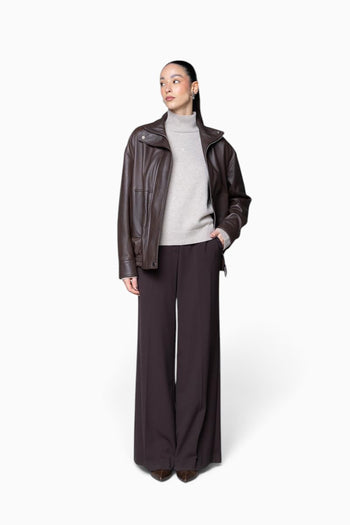 Kaos - Giacca bomber in vera pelle - 4
