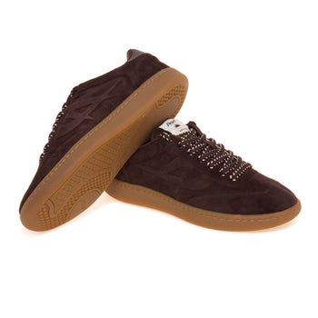 Sneaker Ash Siena in camoscio con fondo miele - 4