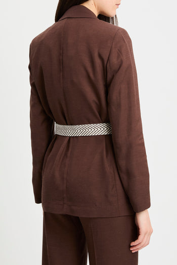 Giacca Kaos in cotone misto lino e viscosa - 6