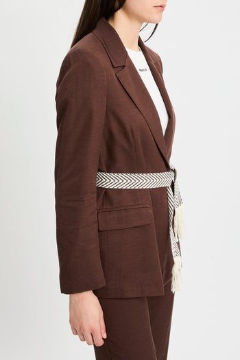 Giacca Kaos in cotone misto lino e viscosa - 7