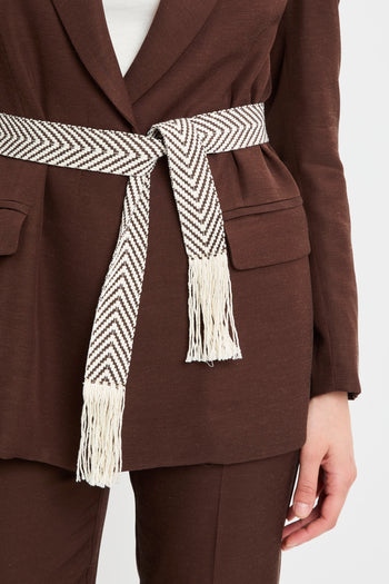 Giacca Kaos in cotone misto lino e viscosa - 9