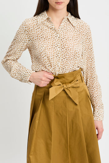 Camicia Kaos in viscosa con stampa macula - 3