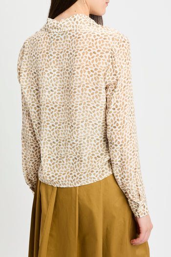 Camicia Kaos in viscosa con stampa macula - 5