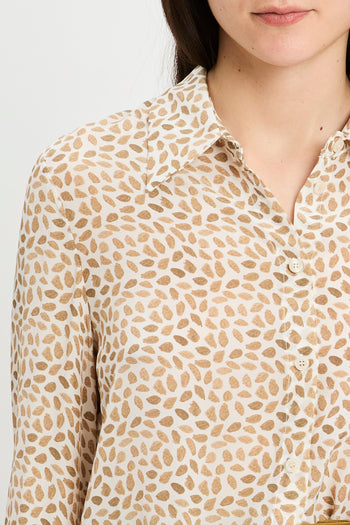 Camicia Kaos in viscosa con stampa macula - 6