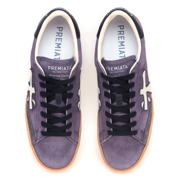 Sneaker Premiata Steven in camoscio - 5