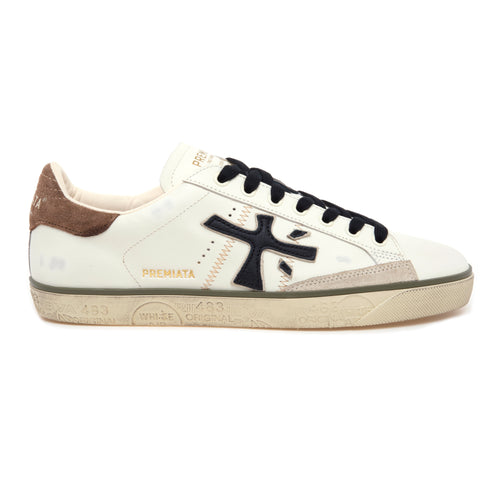 Sneaker Premiata Steven in camoscio