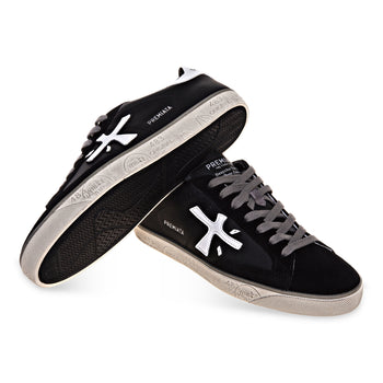Sneaker Premiata Steven in pelle - 4