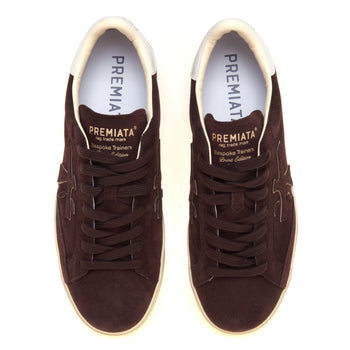 Sneaker Premiata Steven in camoscio - 5