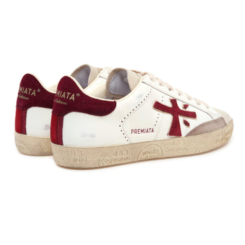 Sneaker Premiata Steven in pelle e camoscio - 3