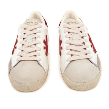 Sneaker Premiata Steven in pelle e camoscio - 5