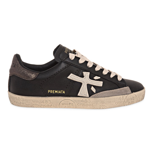 Sneaker Stevend in pelle