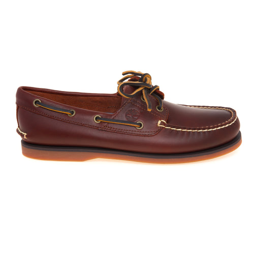 Scarpa da barca Timberland Classic 2-eye in pelle con suola in gomma