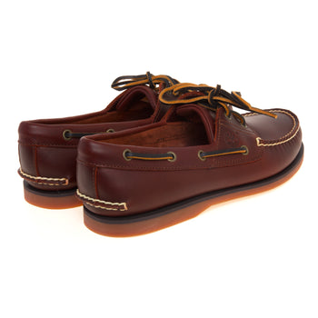 Scarpa da barca Timberland Classic 2-eye in pelle con suola in gomma - 3