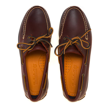 Scarpa da barca Timberland Classic 2-eye in pelle con suola in gomma - 5