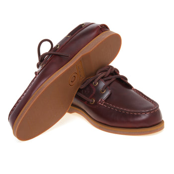 Scarpa da barca Timberland Classic in pelle con suola in gomma - 4
