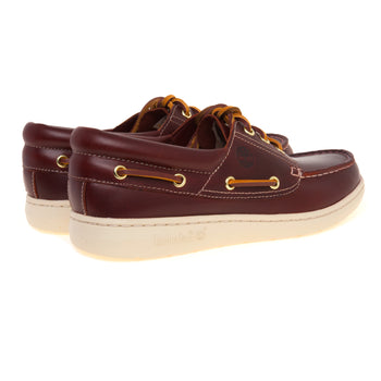 Scarpa da barca Timberland Portofino Pier in pelle con suola in gomma antiscivolo - 3