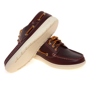 Scarpa da barca Timberland Portofino Pier in pelle con suola in gomma antiscivolo - 4