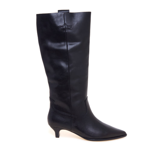 Stivale Ash Thore in pelle con tacco 45 mm e zip