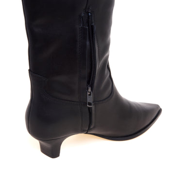 Stivale Ash Thore in pelle con tacco 45 mm e zip - 4