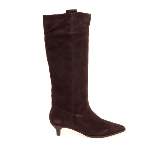 Stivale Ash Thore in pelle con tacco 45 mm e zip