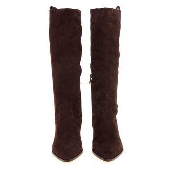 Stivale Ash Thore in pelle con tacco 45 mm e zip - 5
