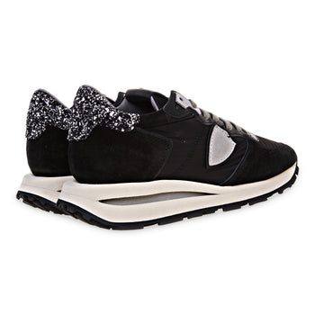 Sneaker Philippe Model Tropez Haute in camoscio e mesh - 3