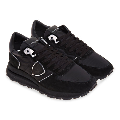 Sneaker Philippe Model Tropez Haute in camoscio e nylon - 2