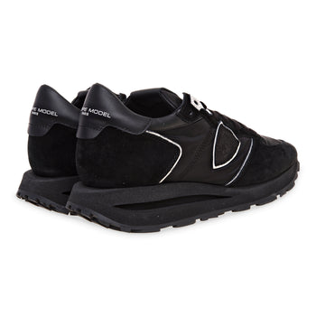Sneaker Philippe Model Tropez Haute in camoscio e nylon - 3