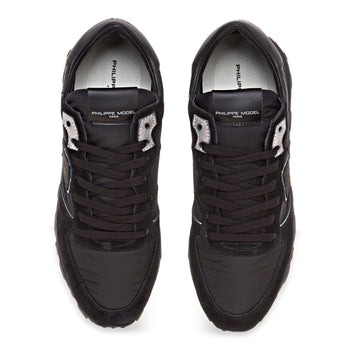 Sneaker Philippe Model Tropez Haute in camoscio e nylon - 5