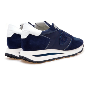 Sneaker Philippe Model Tropez Haute in pelle, camoscio e tessuto - 3