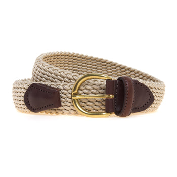 Cintura Alberto Luti in treccia elasticizzata - 3