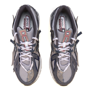 Sneaker New Balance 1906A in ecopelle, mesh e camoscio a pannelli sovrapposti - 5