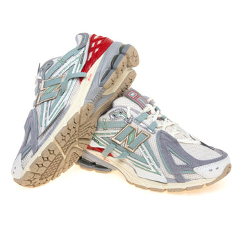 Sneaker New Balance 1906A in ecopelle, mesh e camoscio a pannelli sovrapposti - 4